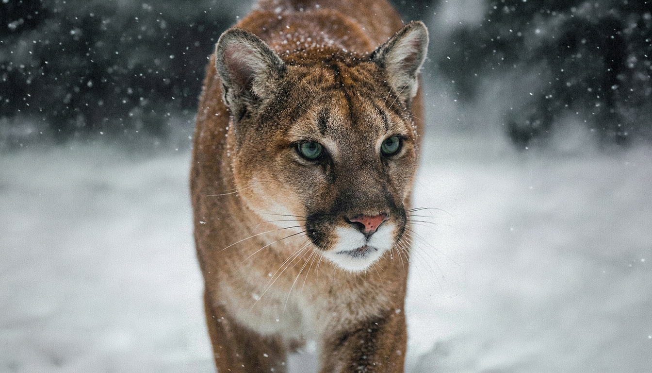 Cougar observé dans les tunnels félins du secteur du Parc Safari